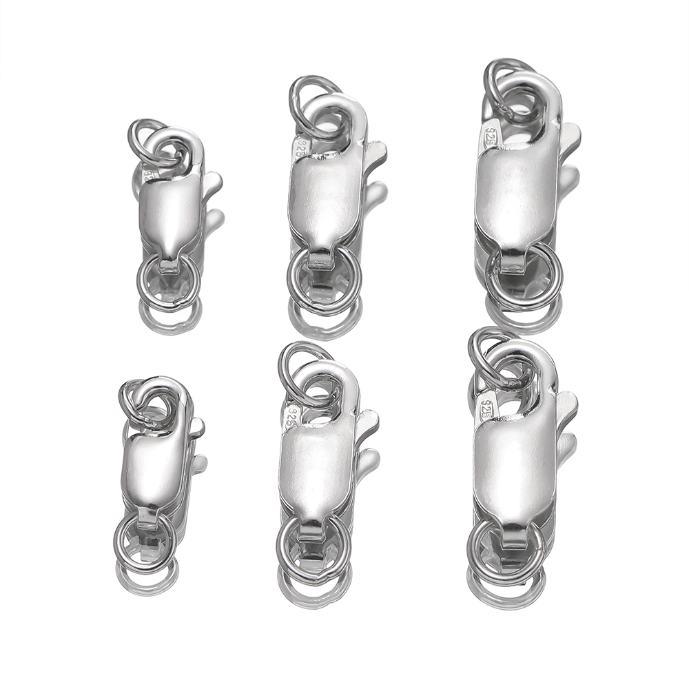 Lobster Clasp Silver - 2 Peças de Fechos Lagosta em