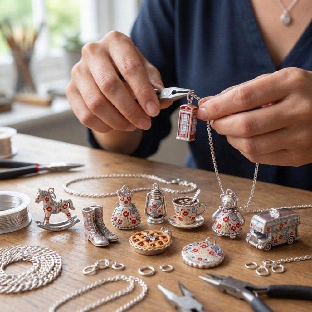 Pingentes de aço inoxidável co - Jewelry Making London avaliação e preço