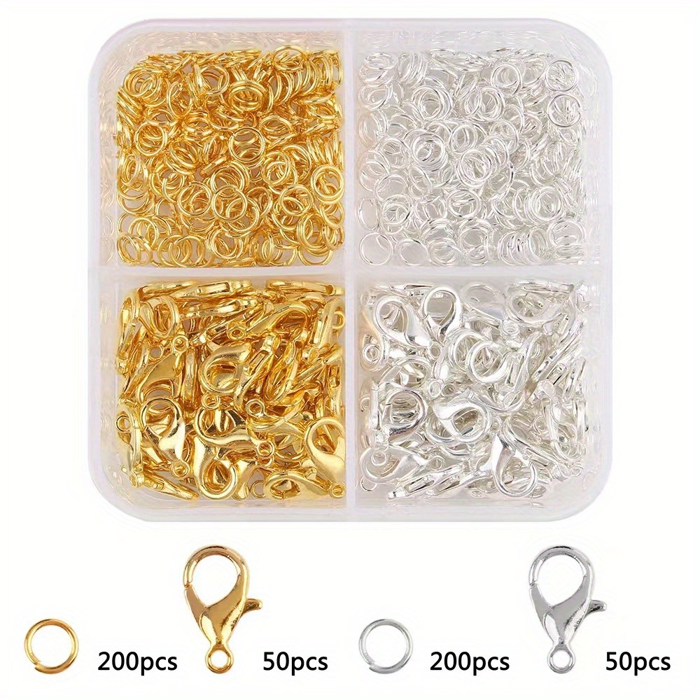 350/500 peças: conjunto combin - Lobster Clasp Silver avaliação e preço