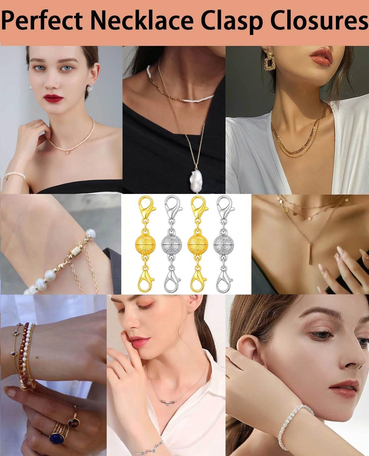 Fecho magnético para colar com - Lobster Clasp Silver avaliação e preço